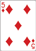 5 of diamonds